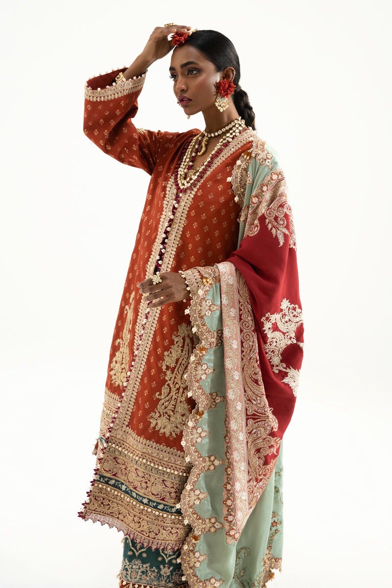 Sana Safinaz- N231-006-CT - Nura - Vol 1 - Festive Collection 2023 - Shahana Collection UK - Sana Safinaz in UK - Nura Festive Collection by Sana Safinaz 2023