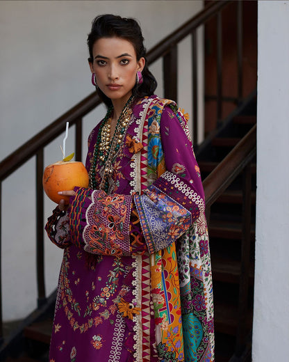 Buy Now - Aalia - Elan Lawn'23 - Shahana Collection UK - Summer Lawn - Pakistani Designer wear - Wedding and Bridal party wear dresses - Elan in UK