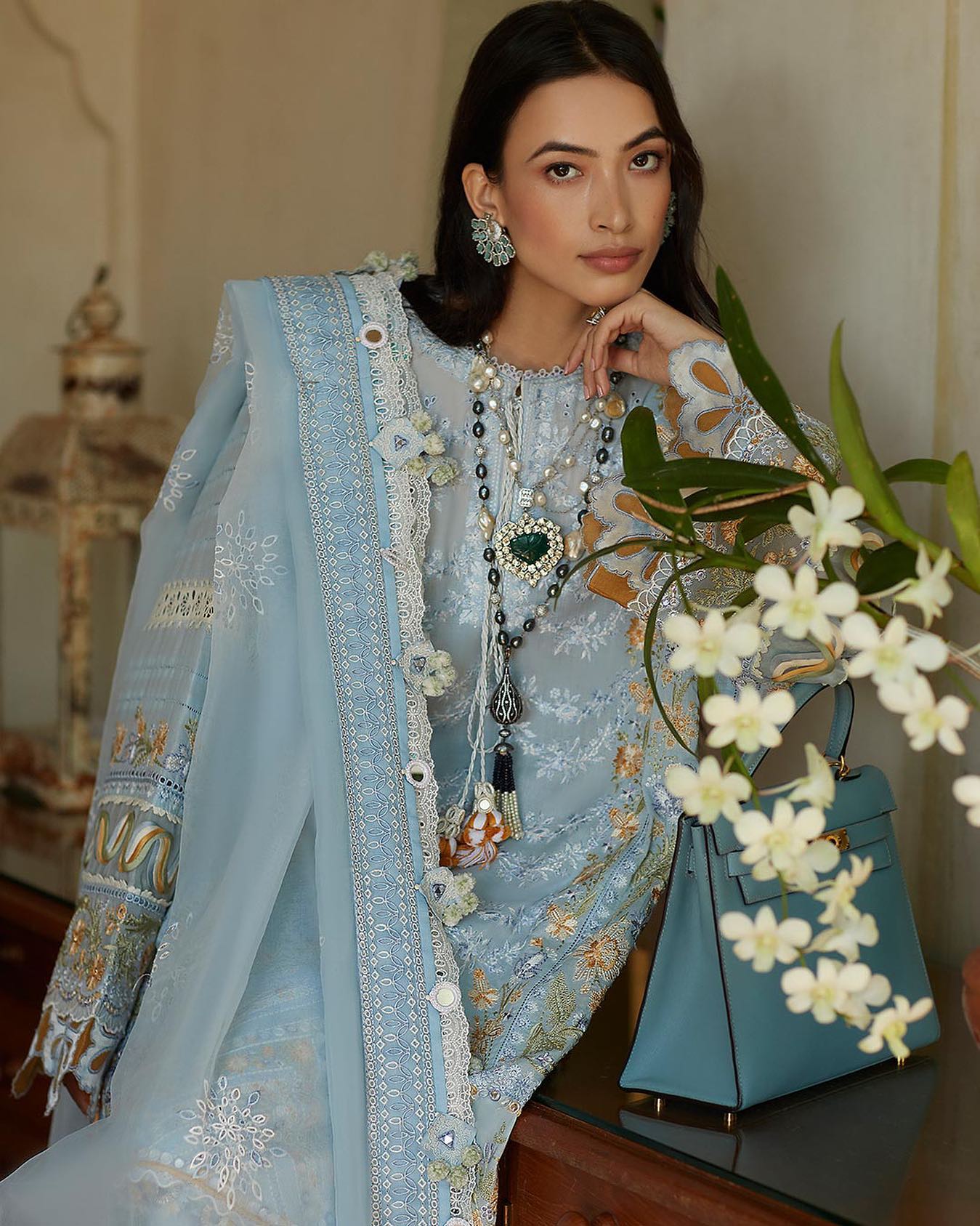 Buy Now -  Ira (1A) - Elan Lawn'23 - Shahana Collection UK - Summer Lawn - Pakistani Designer wear - Wedding and Bridal party wear dresses - Elan in UK 