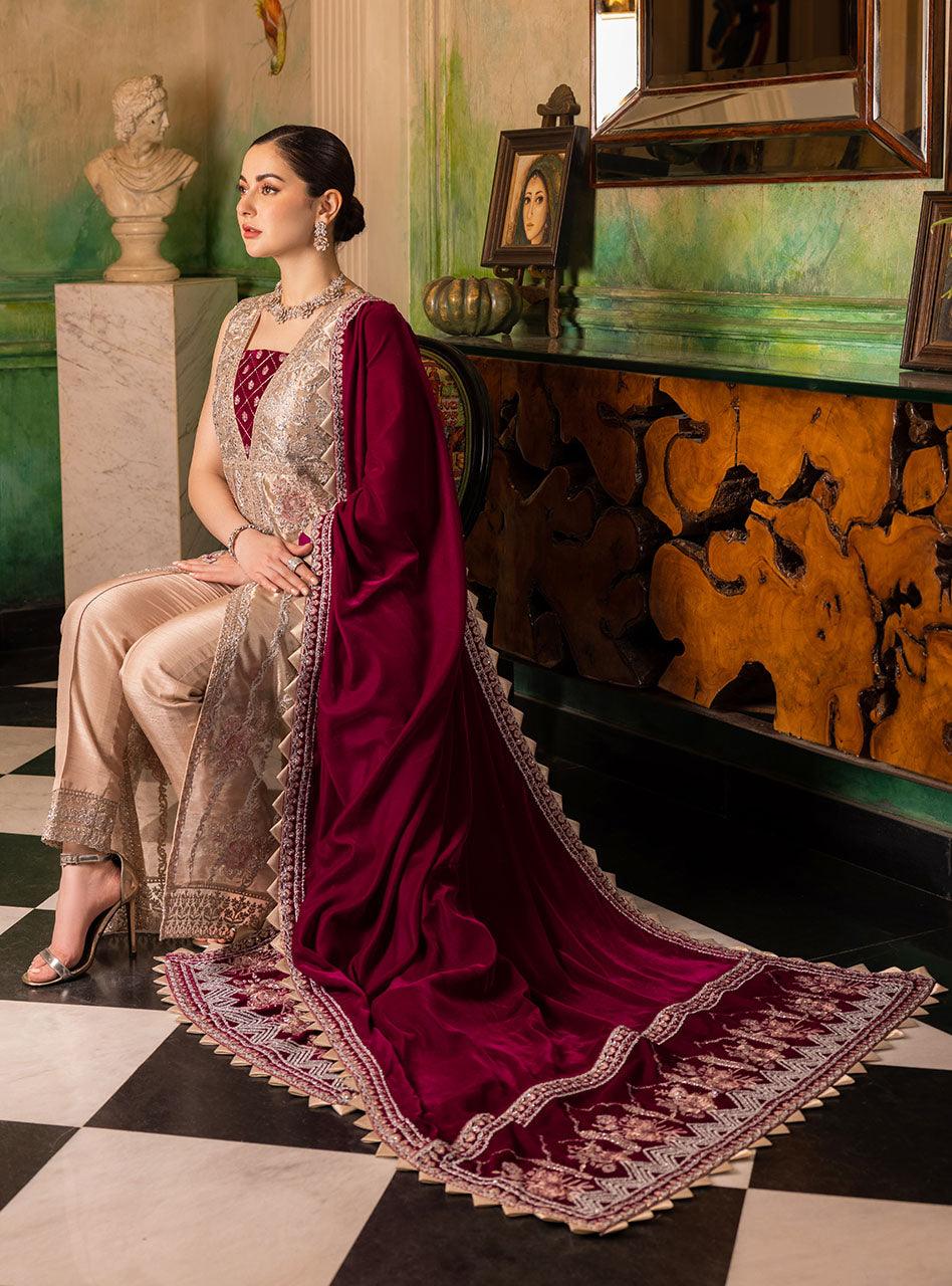 Revayat 05 - Zainab Chottani Velvet 2022 Collection - Revayat 05 - Zainab Chottani Velvet 2022 Collection - Shahana Collection
