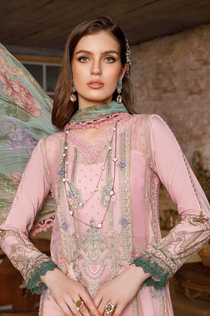 Maria. B - Mprints - Spring Summer 2023 - MPT - 13 A - Summer Lawn Collection - Pakistani Lawn Brands - Shahana Collection Uk